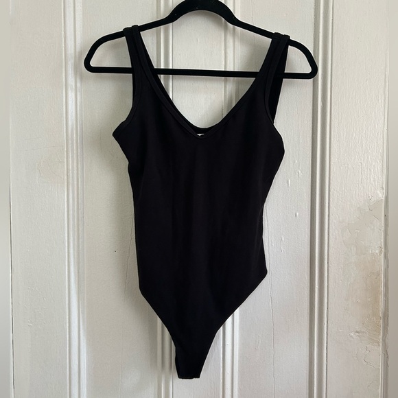 Reformation Tops - Reformation Tank Black Bodysuit